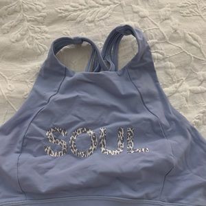 Soulcycle lululemon high neck energy bra